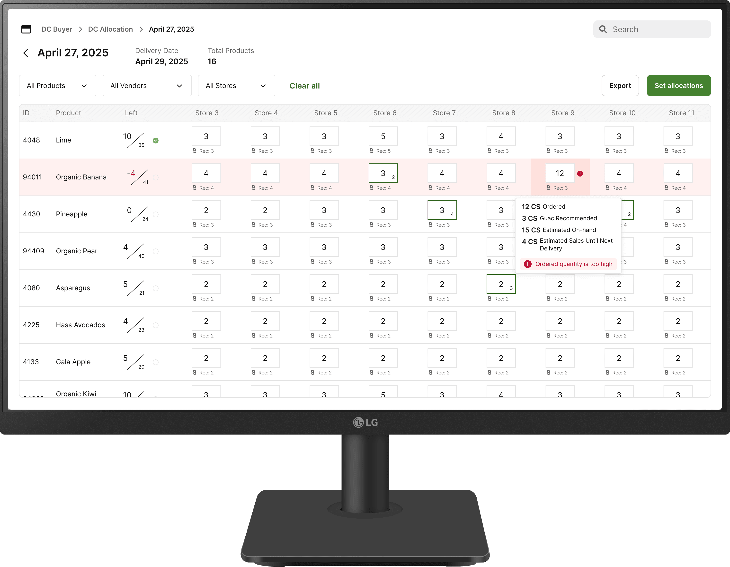 DC Allocation device